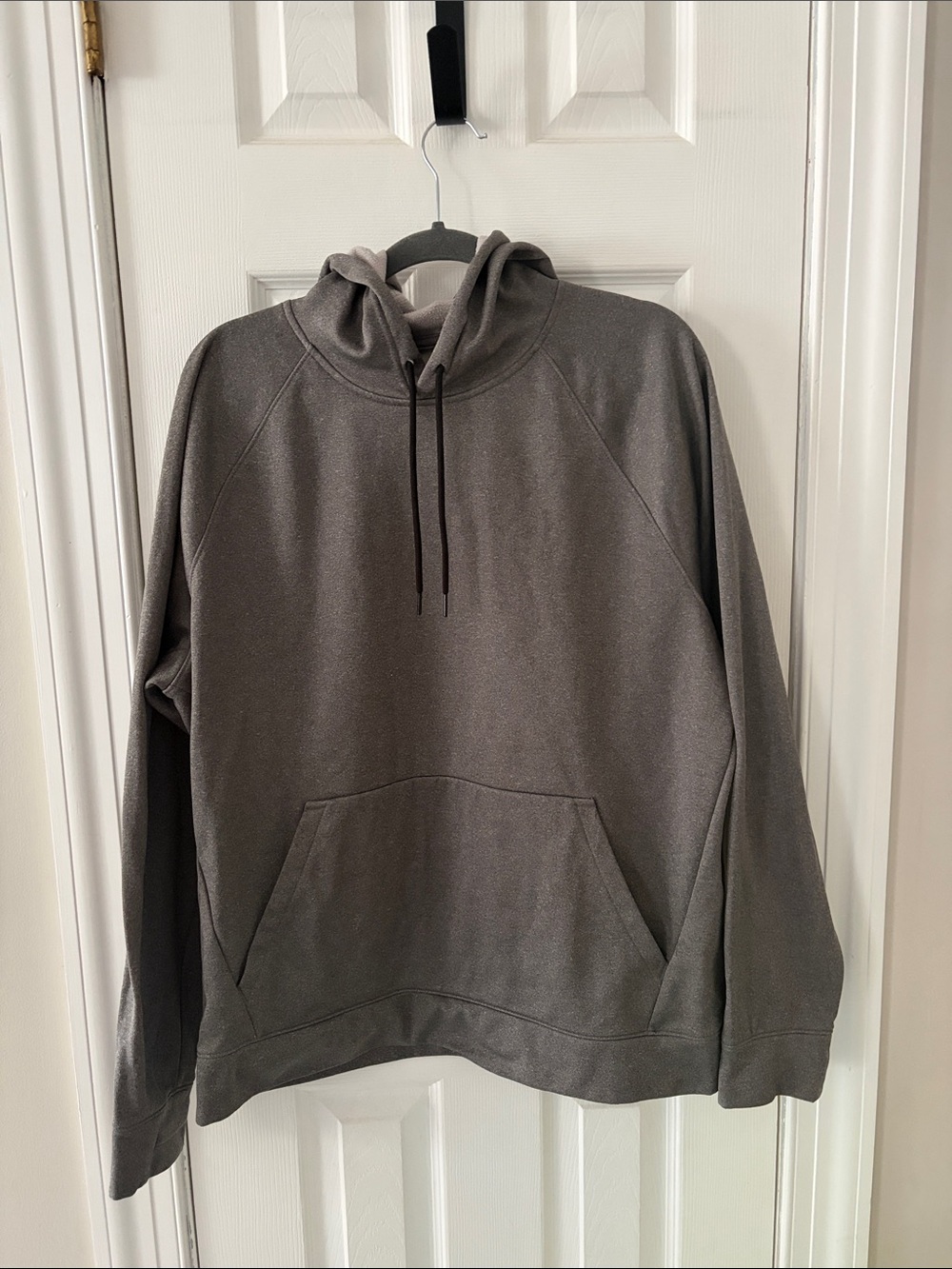 Old Navy Men's Charcoal Gray Hooded Pullover Sweatshirt